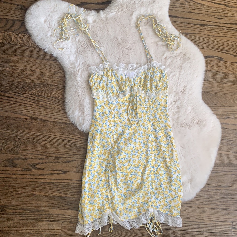 Floral Mini Dress Size S